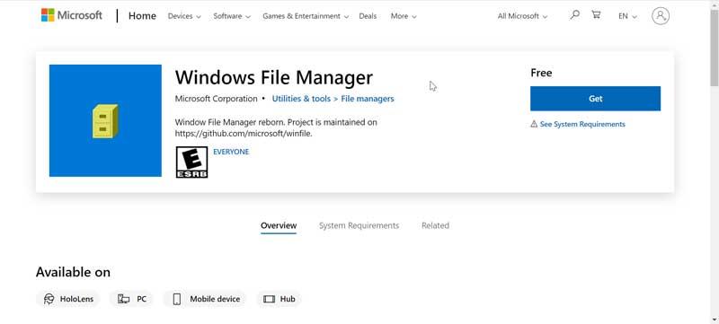 Descargar Windows File Manager