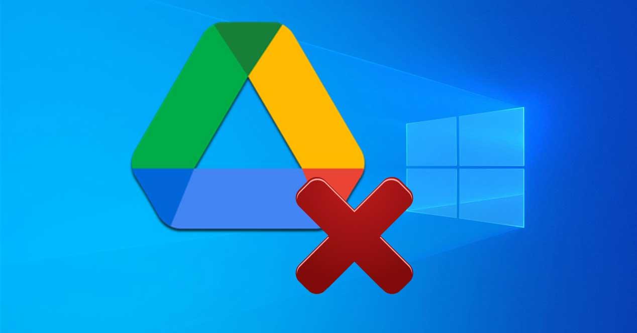 Eliminar Google Drive de Windows 10