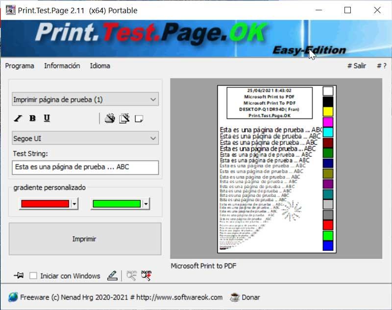 Главная страница тест. Тестер для принтера. Программа Printer Test. Print Test Page. Print Test Page ok x64.