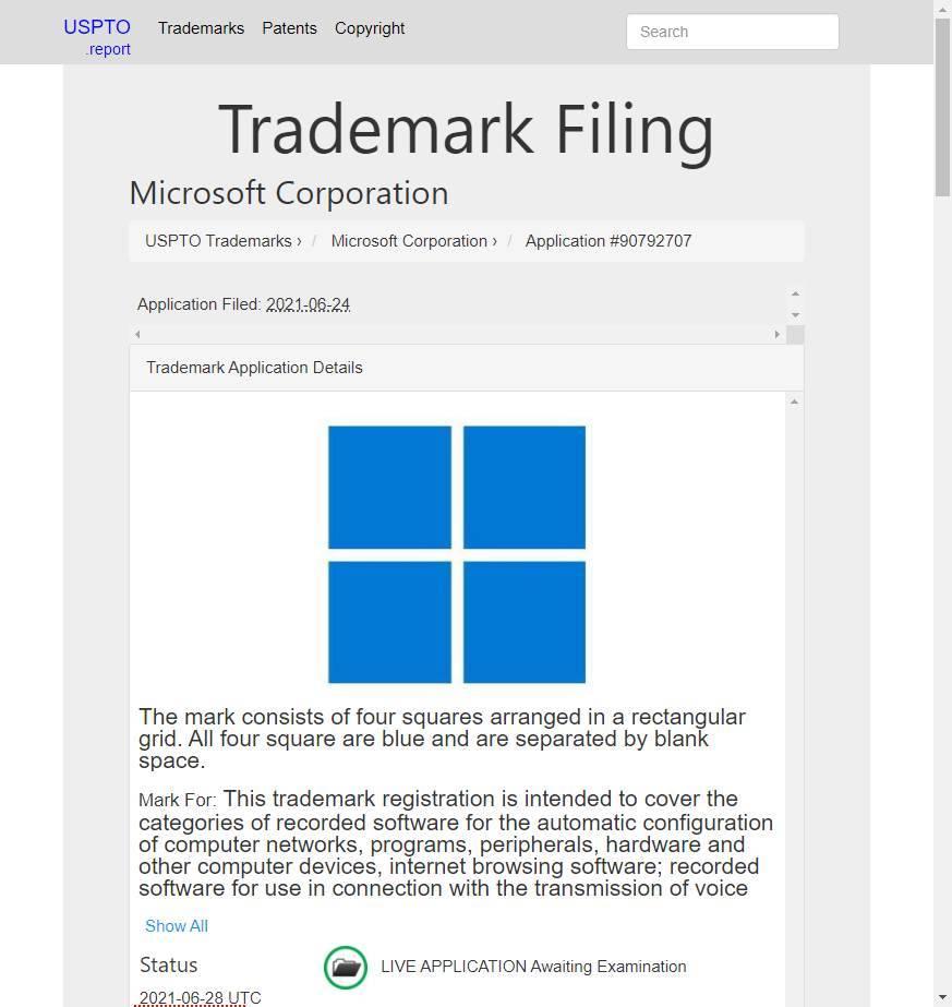 Registro Microsoft logo Windows