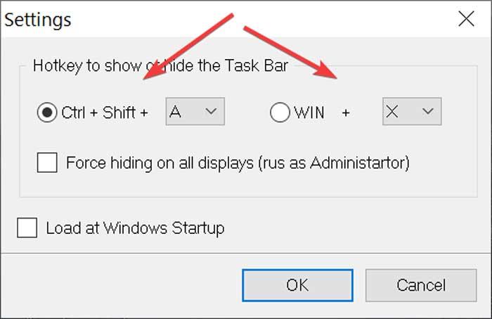 TaskBar Hider ocultar barra de tareas