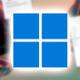 Windows 11 cuadrados azules