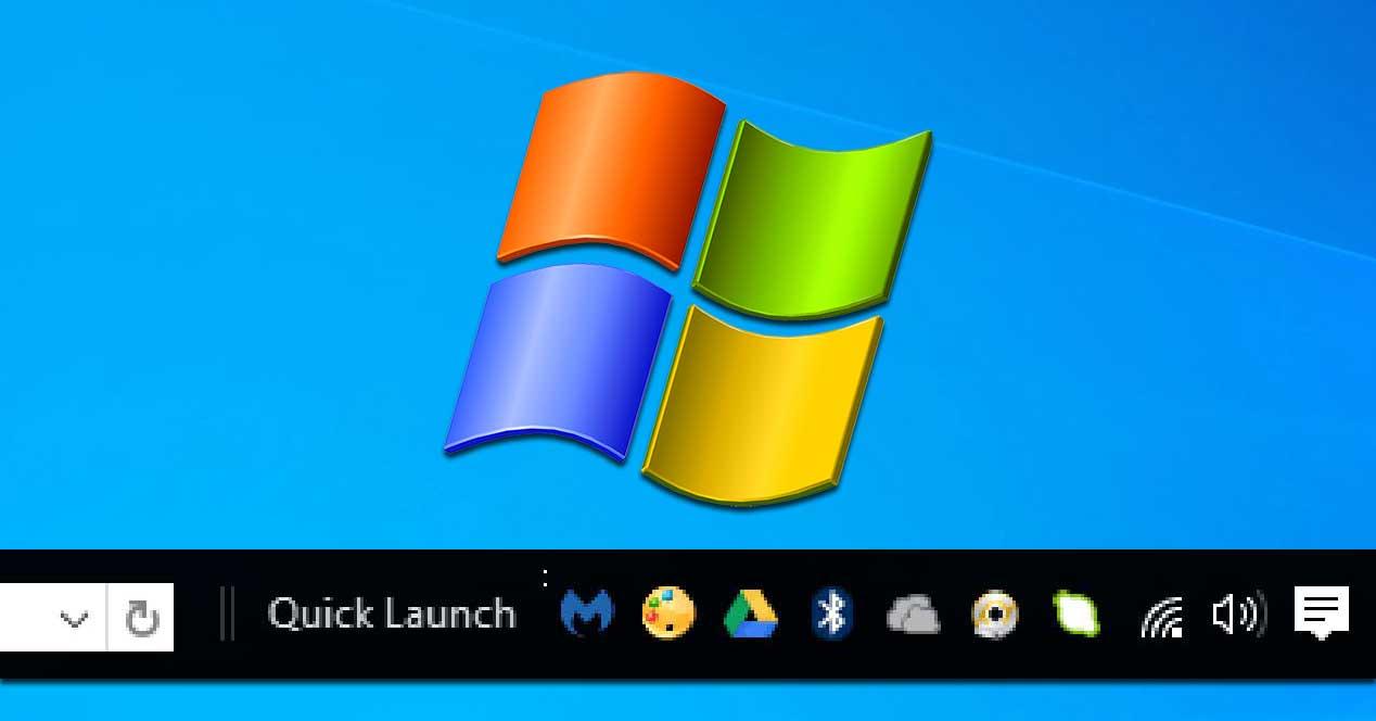 dosis En cantidad Excepcional Cómo mostrar la barra de Inicio rápido en Windows XP, Vista y 7