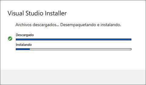 Descargar Visual Studio installieren - 3 -
