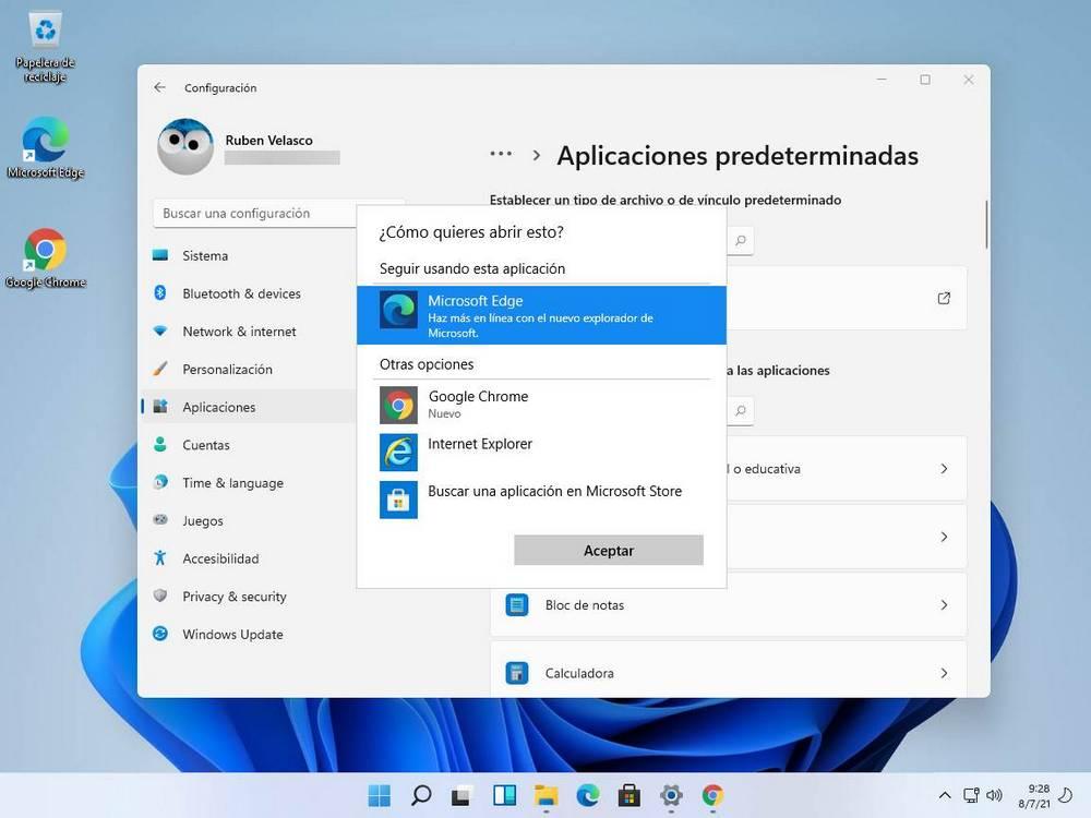 Problemas cambiar navegador por defecto en Windows 11 - 4