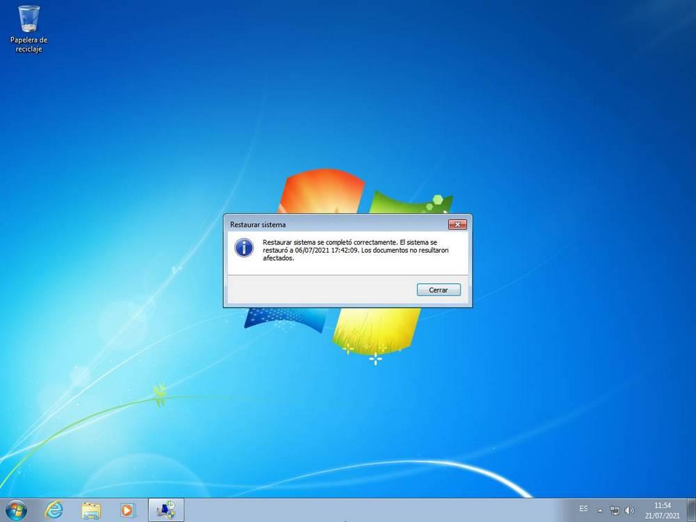 Restaurar Windows 7 estado anterior - 7
