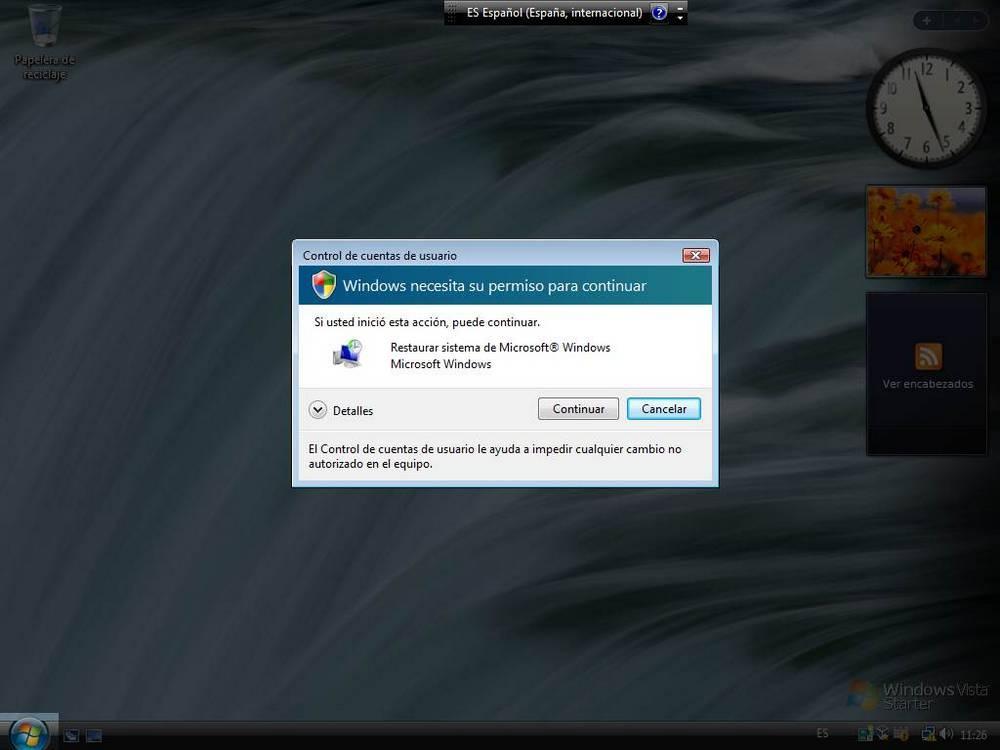 Restaurar Windows Vista estado anterior - 2