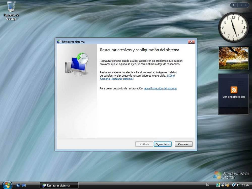Restaurar Windows Vista estado anterior - 3