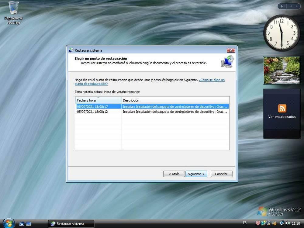 Restaurar Windows Vista estado anterior - 4