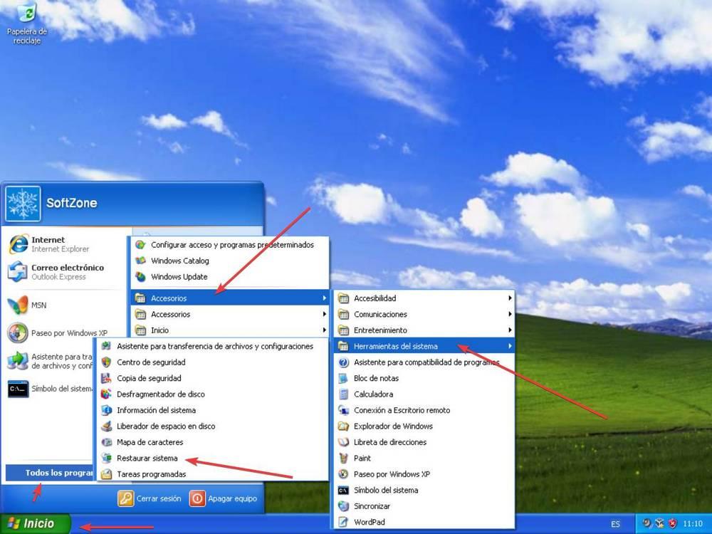 Restaurar Windows XP estado anterior - 1