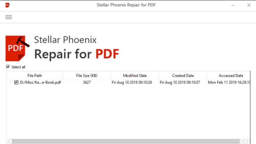 Stellar PDF Repair