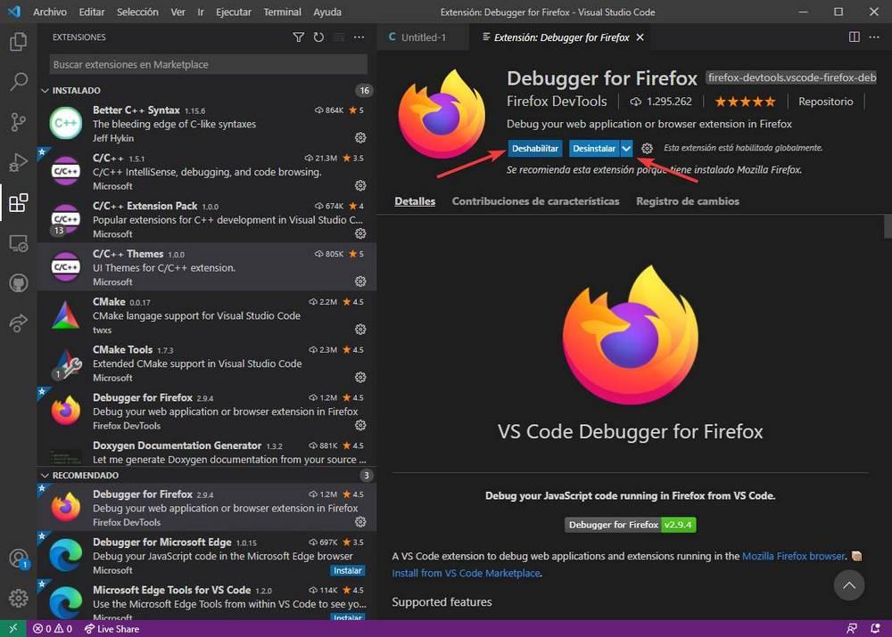 Visual Studio Code - Extensiones 3