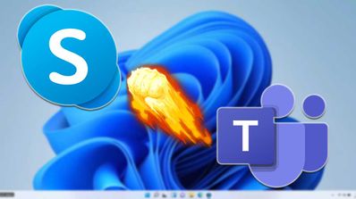 Ocupará Microsoft Teams el sitio de Skype en Windows 11