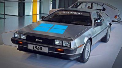 delorean windows