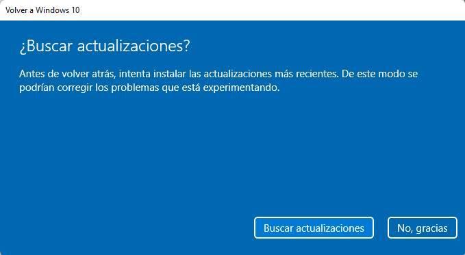 Desinstalar Windows 11 y volver a Windows 10 - 6