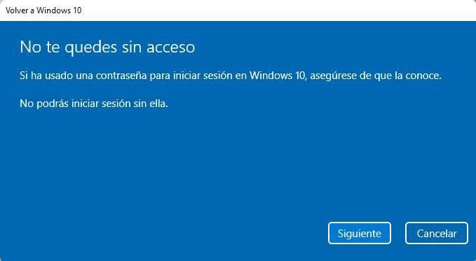 Desinstalar Windows 11 y volver a Windows 10 - 8