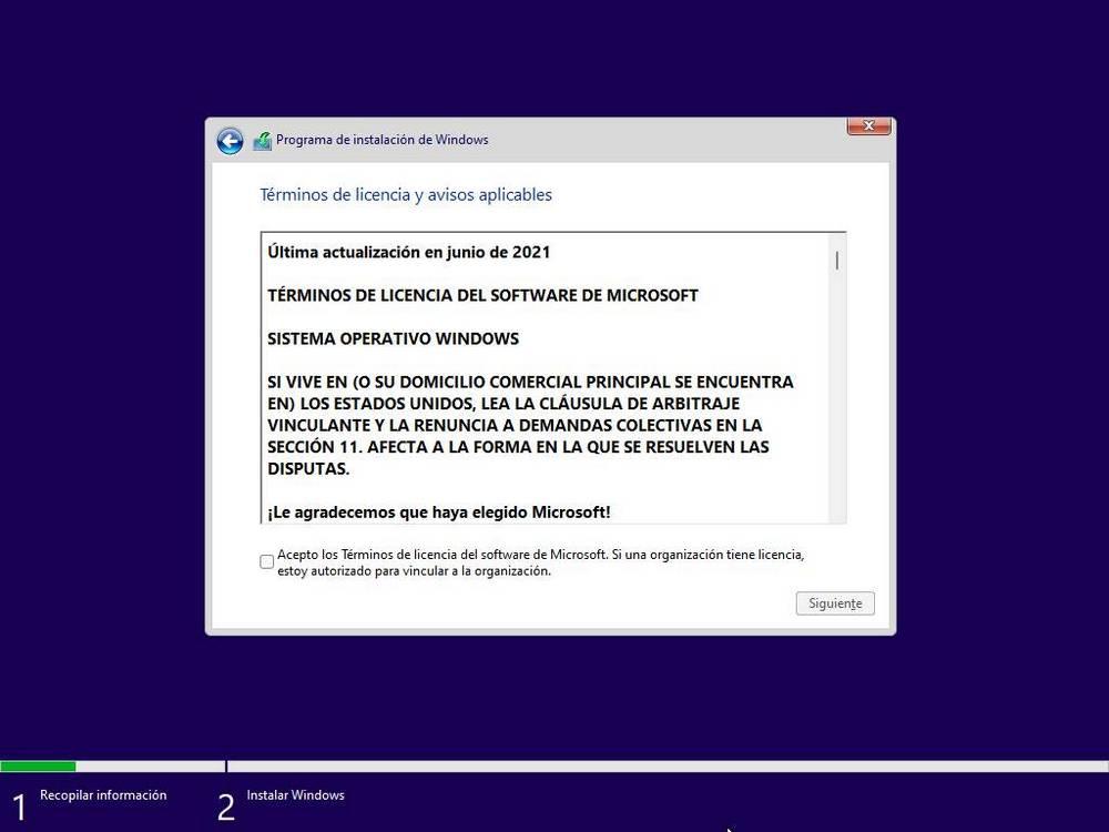 Instalar Windows 11 - Paso 6