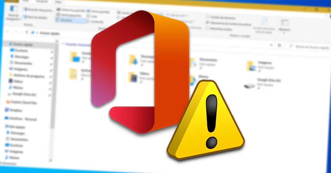 Abrir archivos de Office bloquea el Explorador en Windows