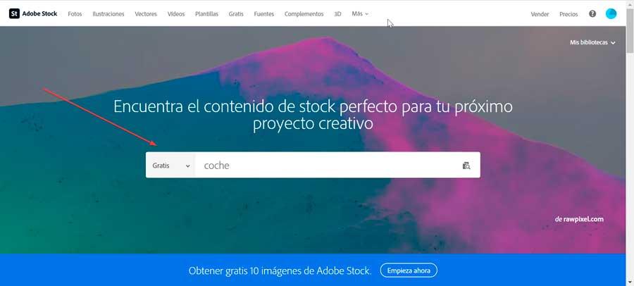 Adobe Stocks buscar