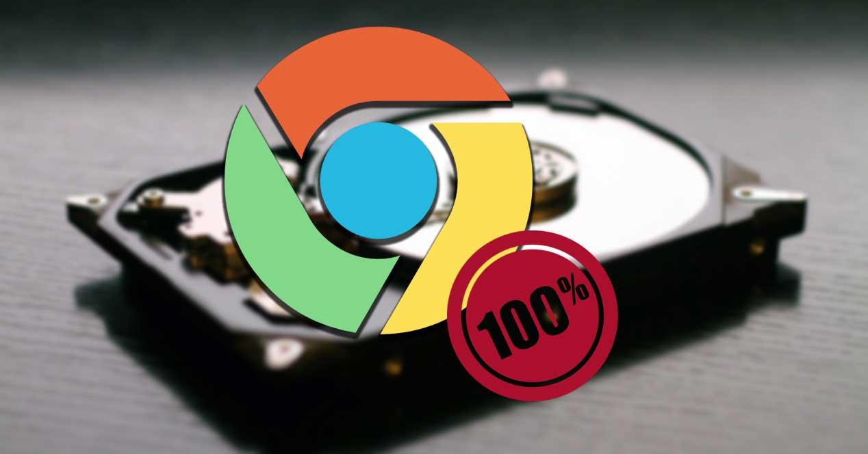 Chrome consume el 100x100 del disco duro
