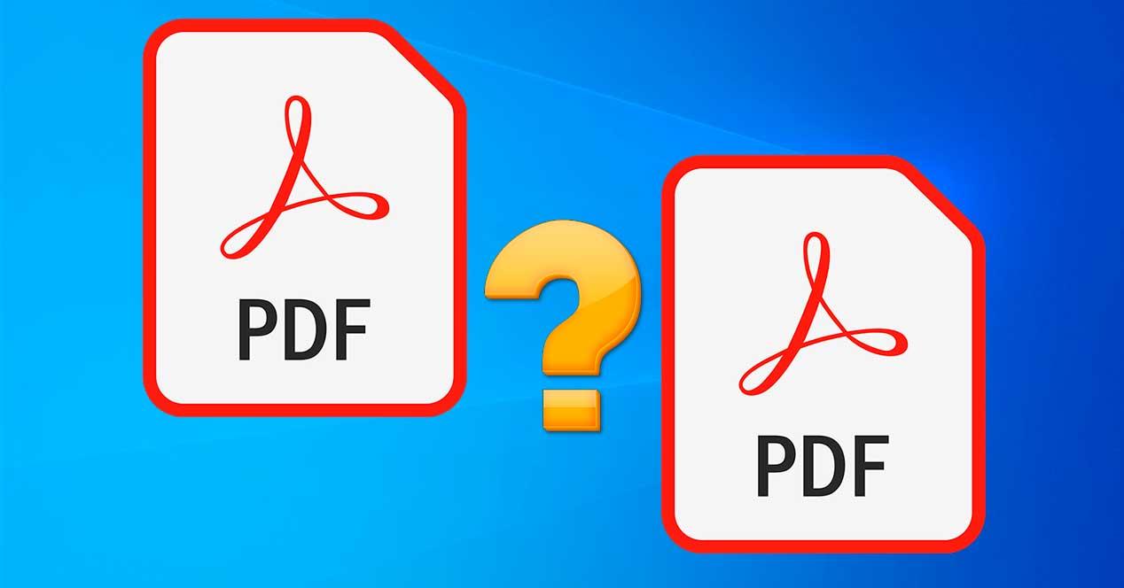 Comparar dos PDF en Windows