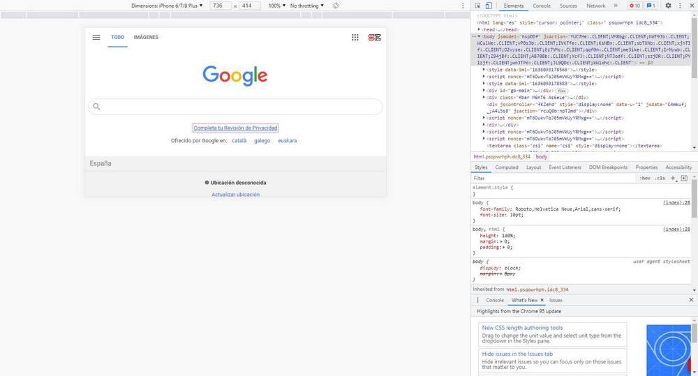 Google Chrome - Web come in el móvil 5