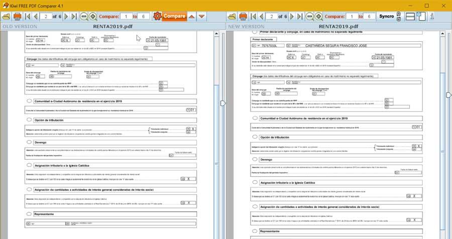 Kiwi FREE PDF Comparer comparar dos PDF