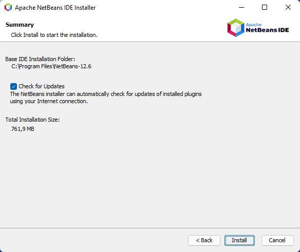 Installation von NetBeans unter Windows – 4