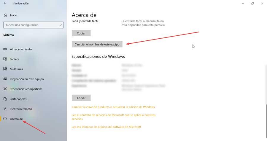 Windows 10 cambiar navn på det samme utstyret