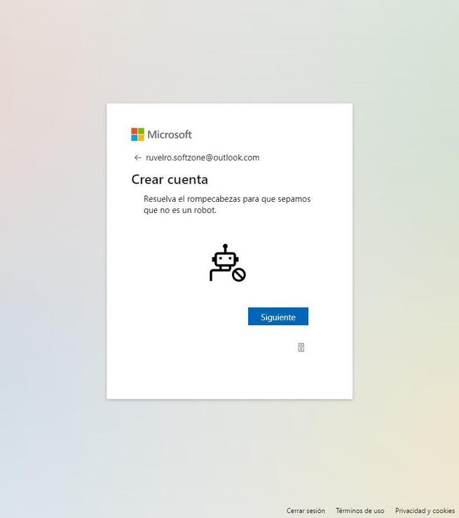 Crear Cuenta Microsoft - 5