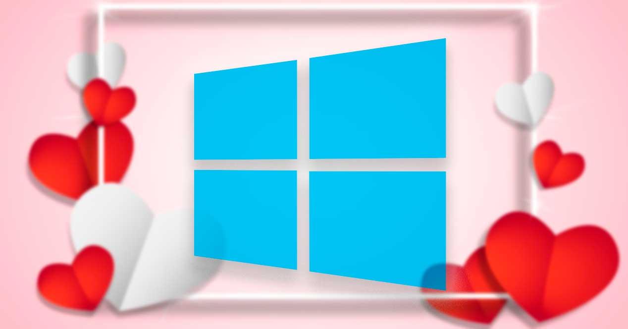 Fondos y temas de amor para personalizar Windows en San Valentín