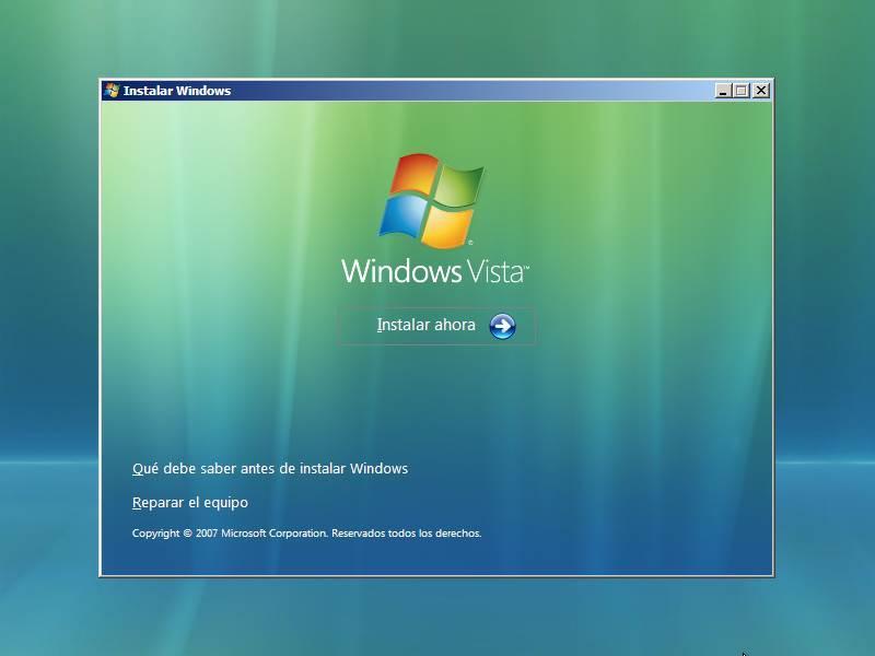 Instalar Windows Vista - 2