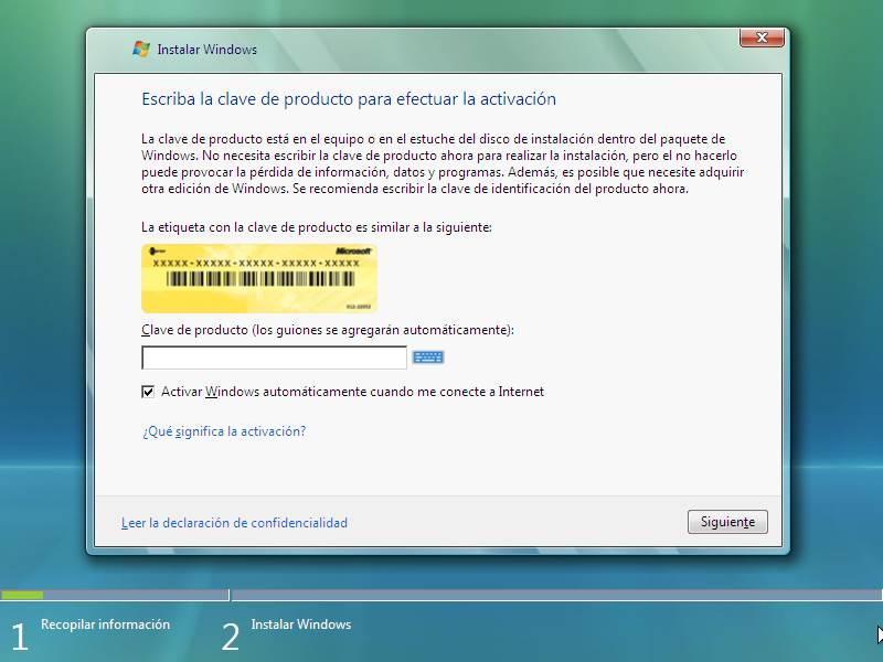Instalar Windows Vista - 3
