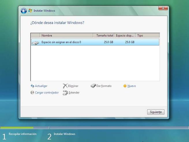 Instalar Windows Vista - 7