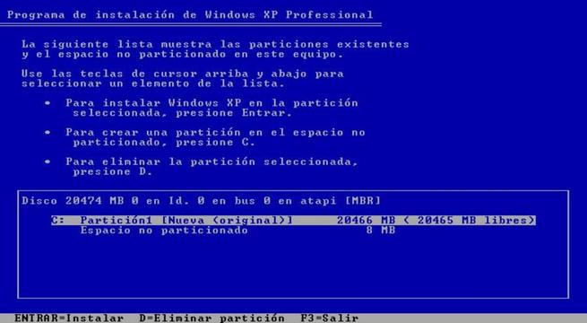 Instalar Windows XP - 8