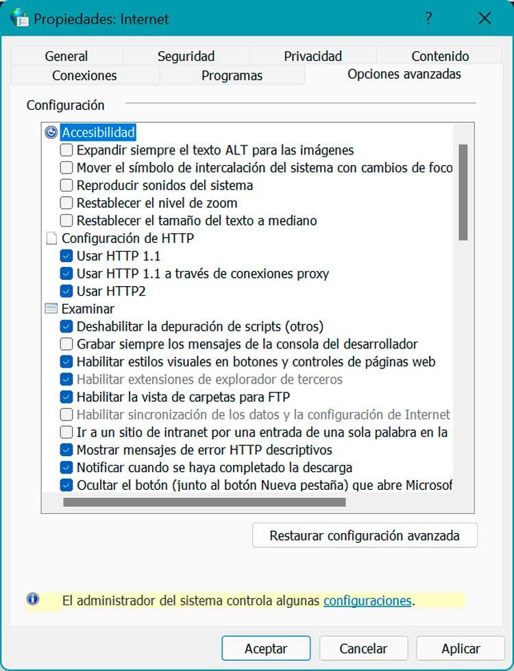En segundo lugar Puerto marítimo dignidad Opciones de Internet: qué son y cómo configurarlas en Windows