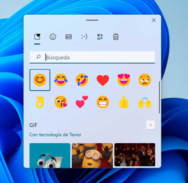 Teclado de emoji en Windows 11