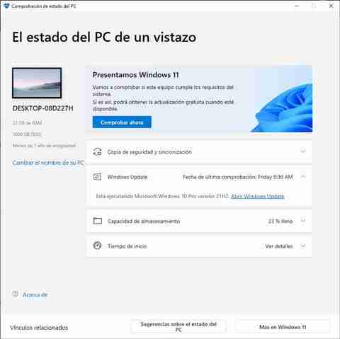 Windows-PC-Zustandsprüfung
