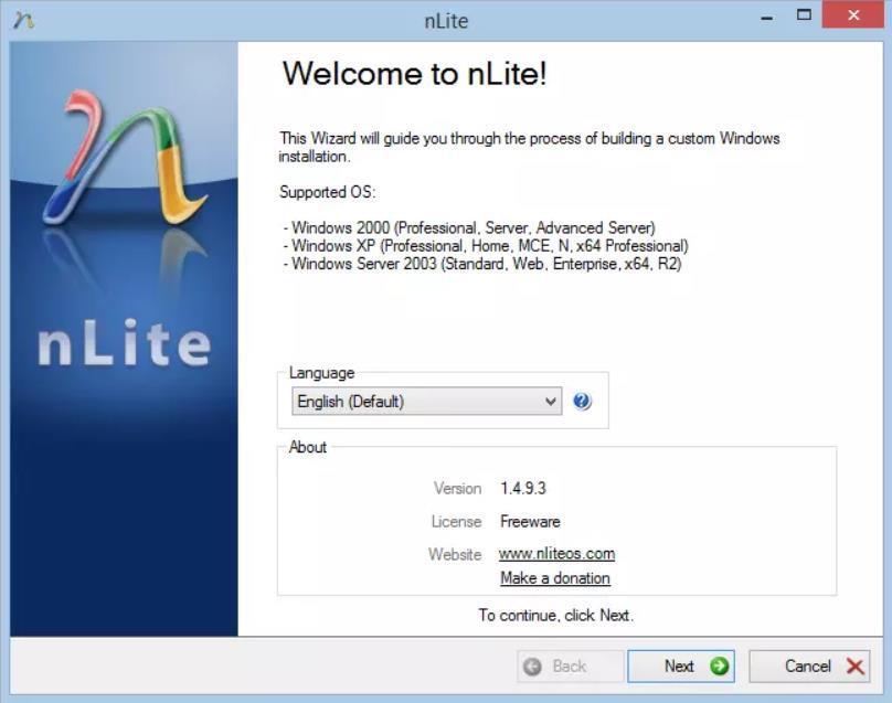 nLite drivers SATA RAID Windows XP - 1