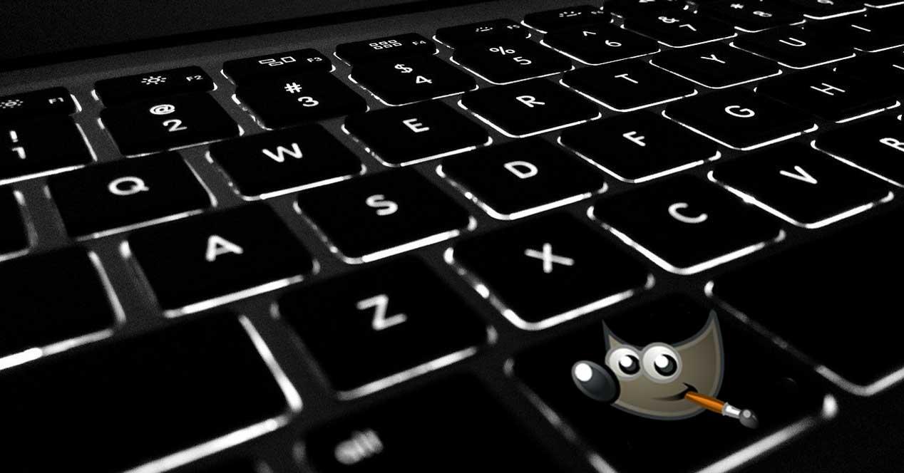teclado gimp logo