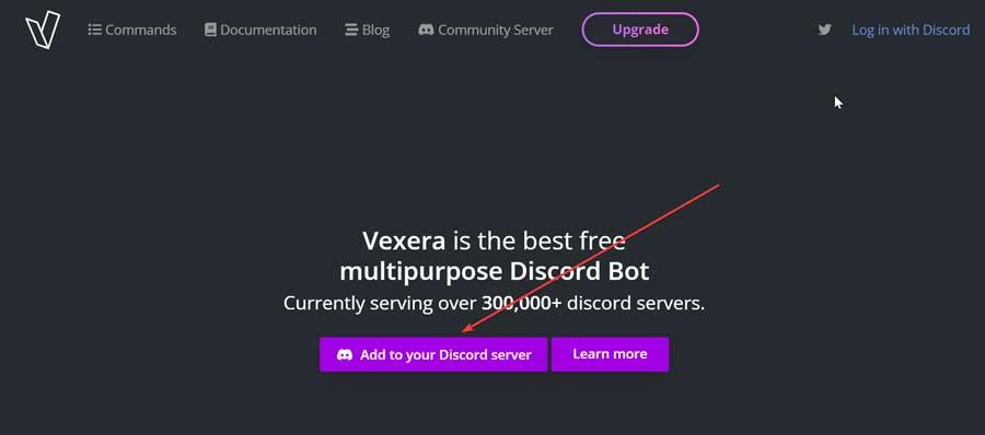 Añadir servidor de Vexera และ Discord