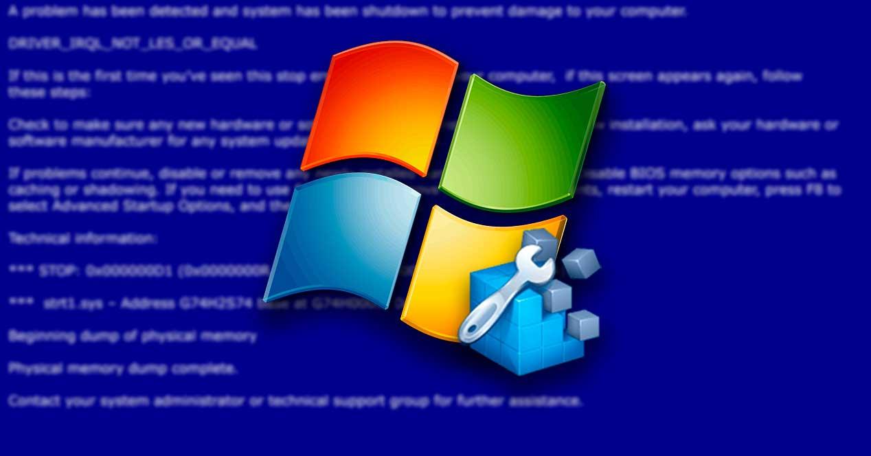 Pantalla azul en Windows 7