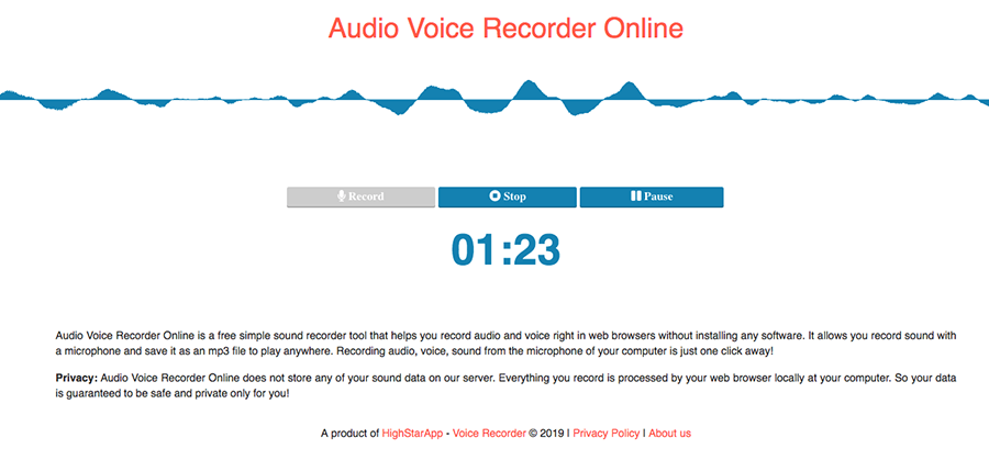 Voice Recorder Online