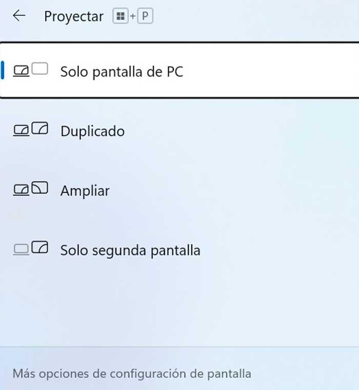 Windows 11 proyectar pantalla