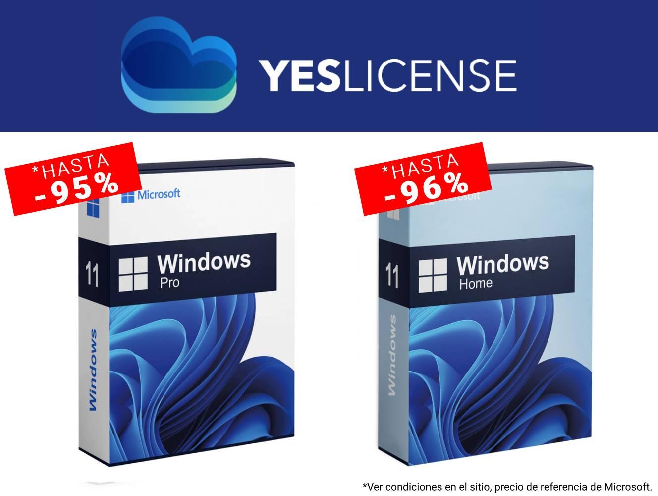 Oferta para comprar licencia de Windows 11