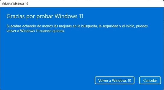 Desinstalar Windows 11