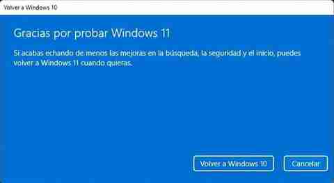 Desinstalar o Windows 11