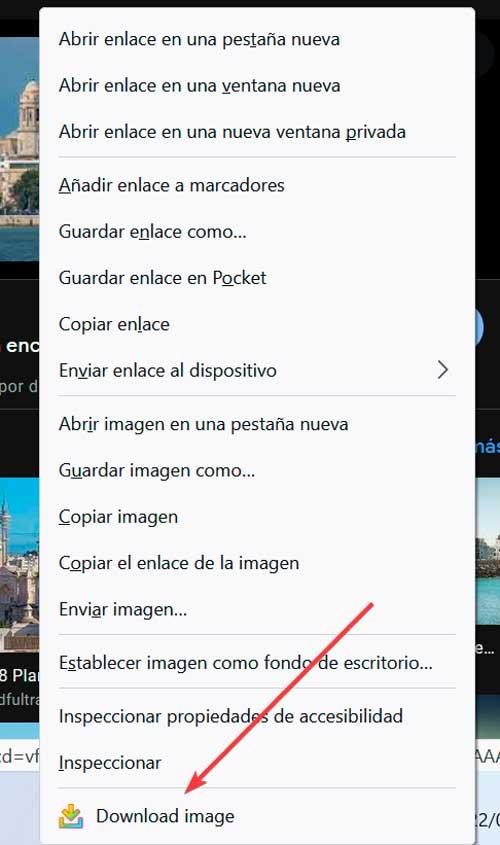 Download Image from Context Menu Firefox