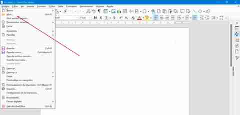 LibreOffice Writer har dokumenteret DOCX