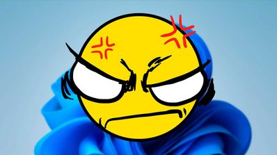 Windows 11 enfadado